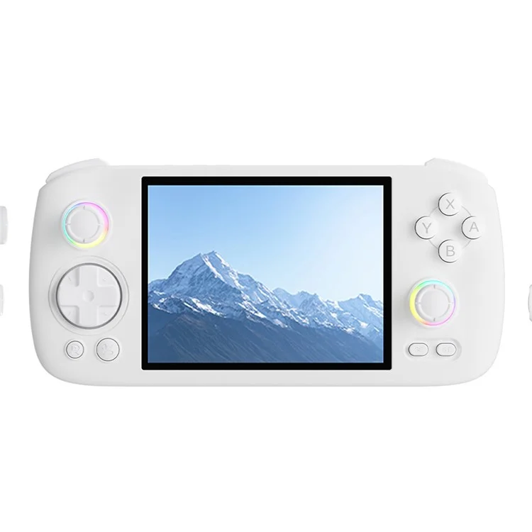 AMPOWN RG406H 4 inch Display 128G Handheld Game Console for Android 13 Retro Portable Game Device - White