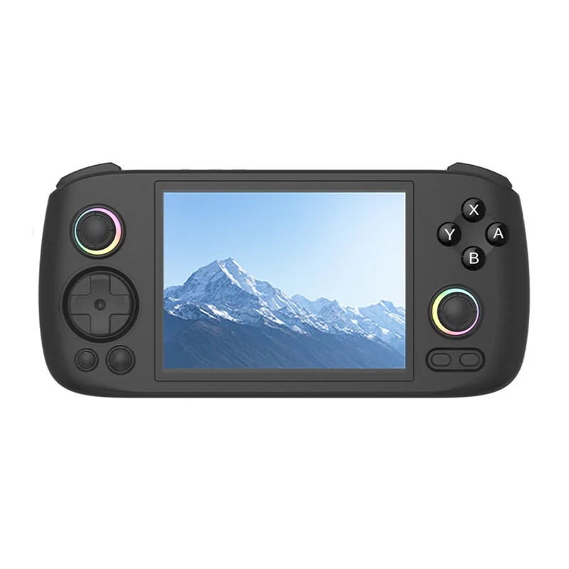 AMPOWN RG406H 4 inch Display 64G Handheld Game Console for Android 13 Retro Portable Game Device - Black
