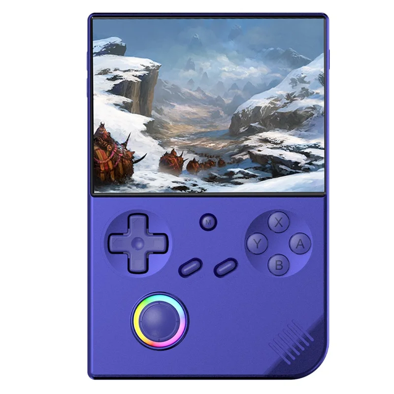 ANBERNIC RG40XXV 4 Inch IPS Screen Bluetooth-compatible WiFi Handheld Game Console for HD TV ( with 32G TF Card ) - Blue