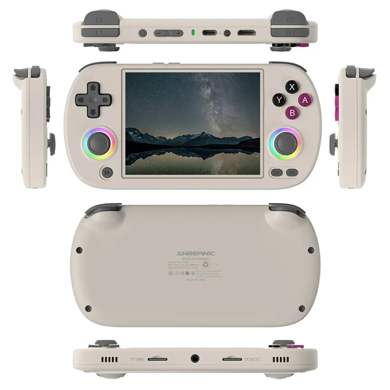 AMPOWN RG40XXH 32G Handheld Game Console 4 Inch Screen WIFI Controller HD TV Connection Gaming Machine - Grey