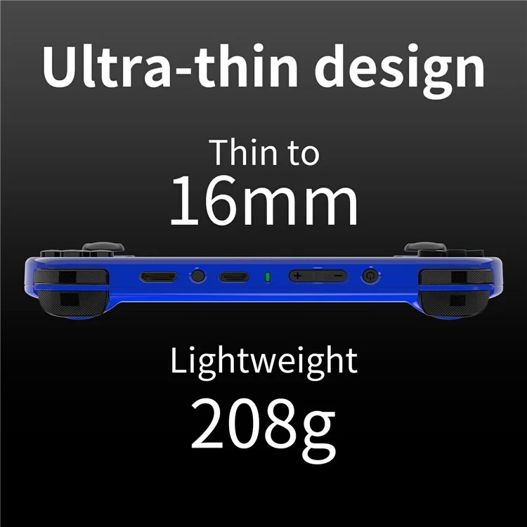 ANBERNIC RG40XXH Handheld Game Console for HD TV Wireless Controller with 32G + 128G TF Card - Blue