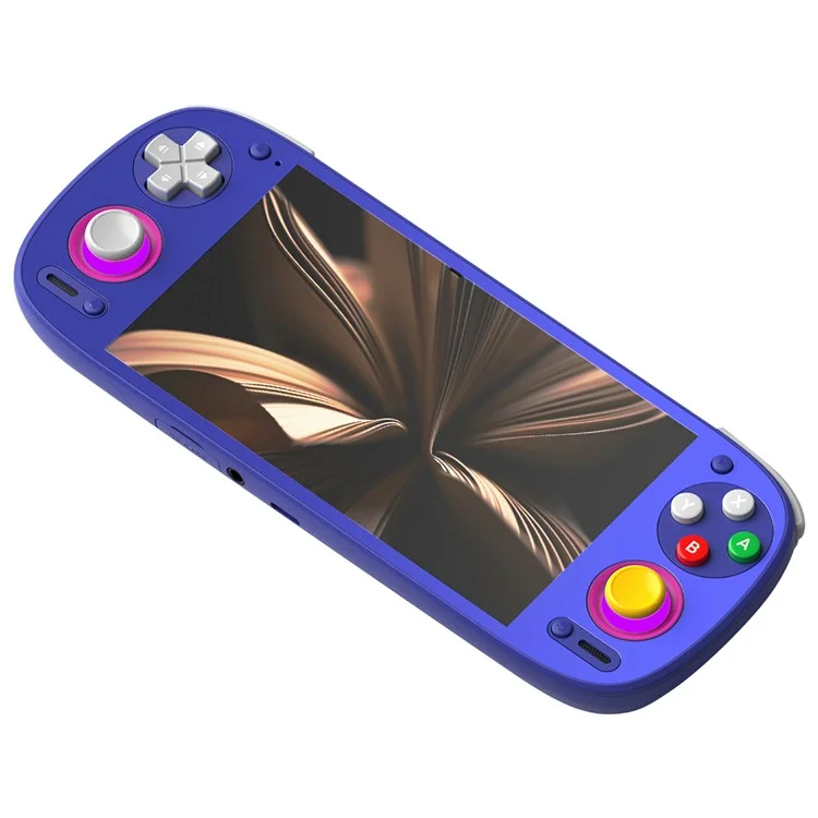 AMPOWN Retroid Pocket 5 Open Source Handheld Game Console 8G Memory Android 13 Wireless Controller with 128G TF Card - Purple