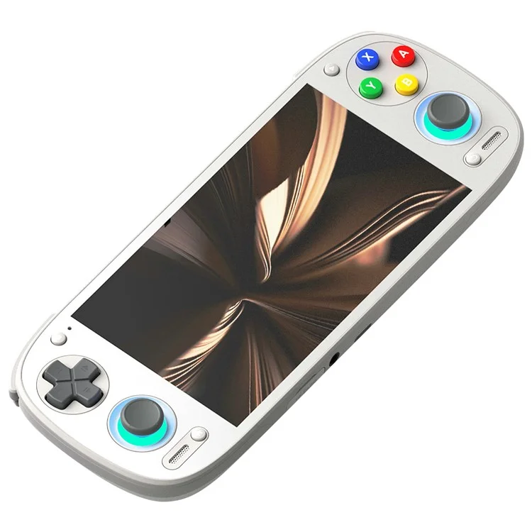 AMPOWN Retroid Pocket 5 Open Source Handheld Game Console 8G Speicher Android 13 Wireless-Controller mit 128G TF-Karte - Grau