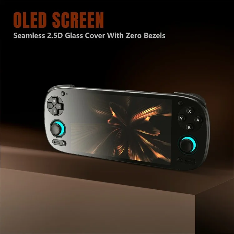 AMPOWN Retroid Pocket 5 Open Source Handheld Game Console 8G Speicher Android 13 Wireless-Controller mit 128G TF-Karte - Grau