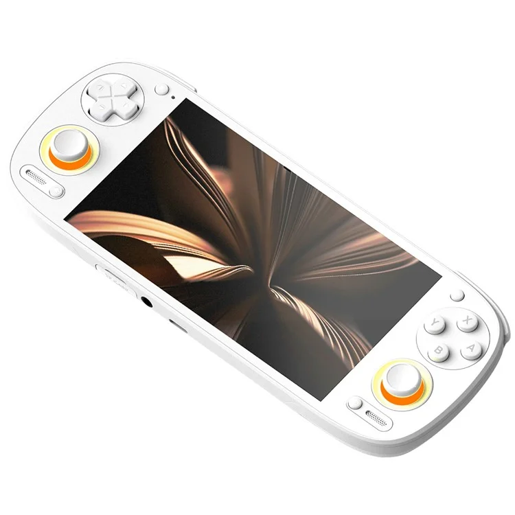 AMPOWN Retroid Pocket 5 Open Source Handheld Game Console 8G Memory Android 13 Wireless Controller with 128G TF Card - White