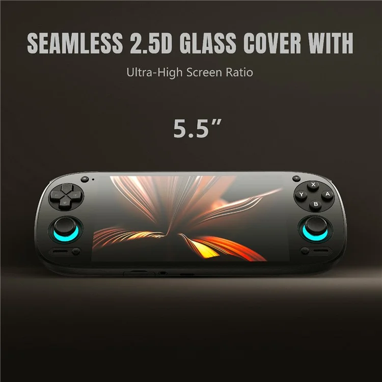 AMPOWN Retroid Pocket 5 Open Source Handheld Game Console 8G Memory Android 13 Wireless Controller with 128G TF Card - White