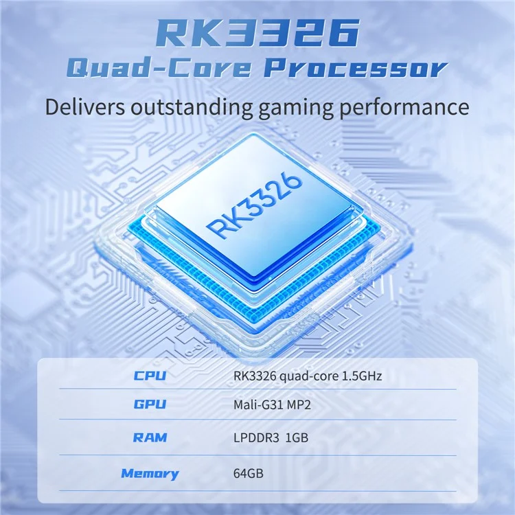 ANBERNIC G350 128GB Tragbare Spielkonsole WiFi Multiplayer-Spielgerät mit Unterstützung für kabelgebundenen Controller - Grau