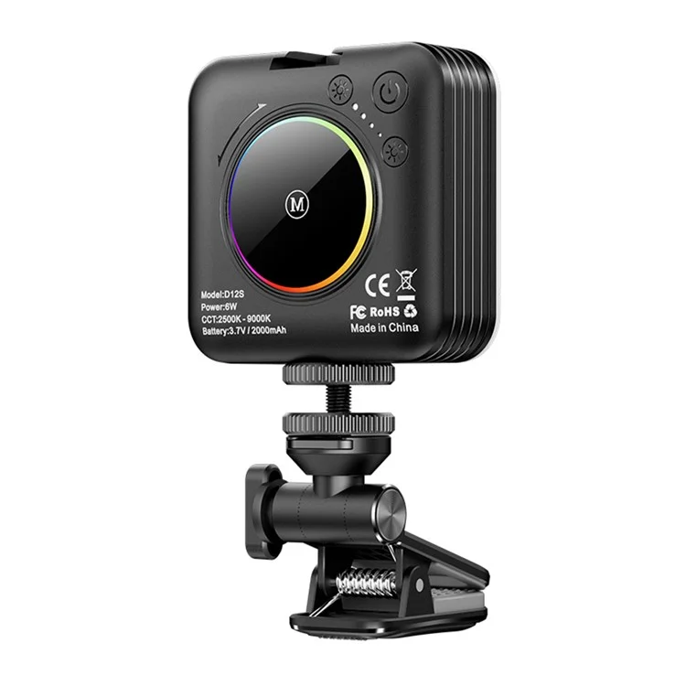 ESSAGER Fill Light 2000mAh Multifunctional RGB LED Panel 2500K - 9000K for Photography / Video / Streaming