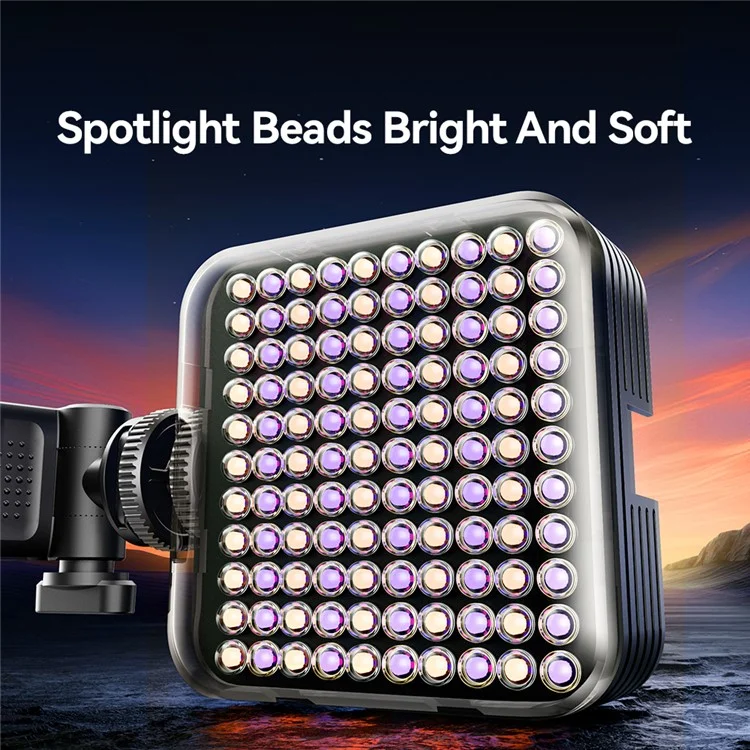 ESSAGER Fill Light 2000mAh Multifunctional RGB LED Panel 2500K - 9000K for Photography / Video / Streaming