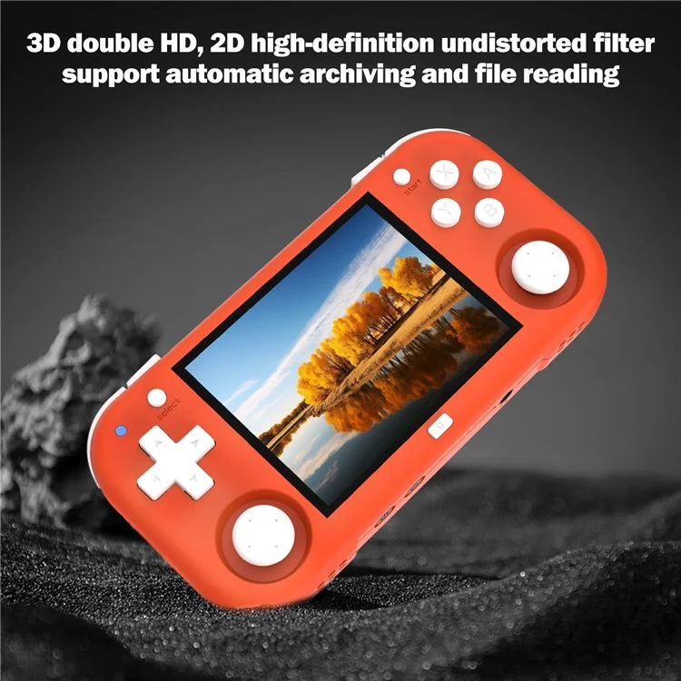 AMPOWN Magicx XU Mini M 128 Go Console de jeu portable à code source ouvert Haute Définition - Orange