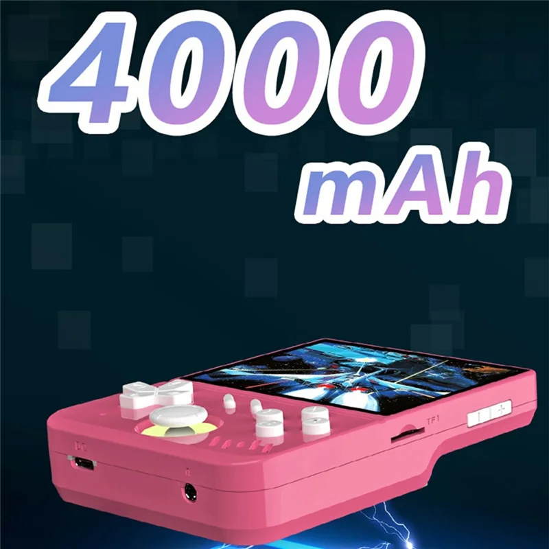 My Mini 128G Portable Retro Gaming Console Open Source 3D Handheld Game Machine - White