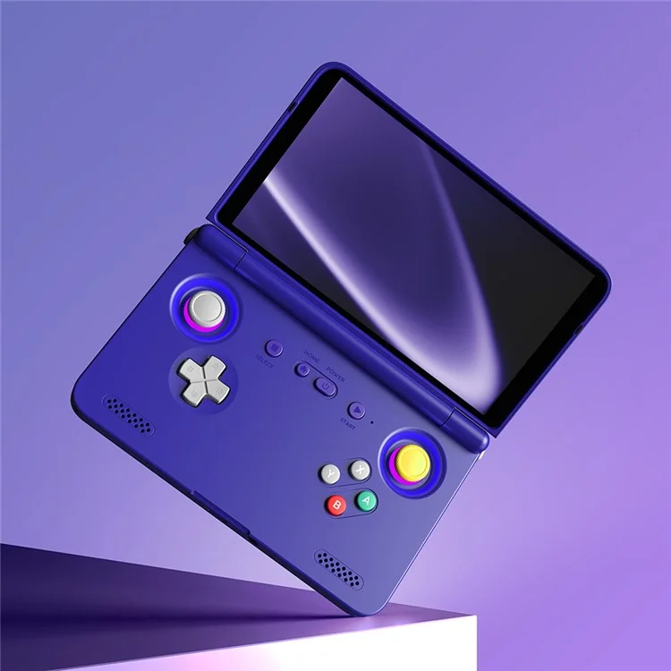 RETROID Pocket Flip2 Console Portatile da Gioco con Schermo AMOLED da 5,5 Pollici, Gamepad Pieghevole, Memoria da 8+128G - Grigio