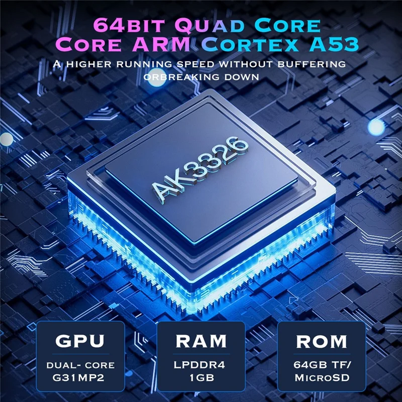 Consola de Juegos Portátil Retro U8 con Sistema Linux de Código Abierto, Pantalla IPS de 4,0 Pulgadas, Almacenamiento de 64 GB - Negro Transparente