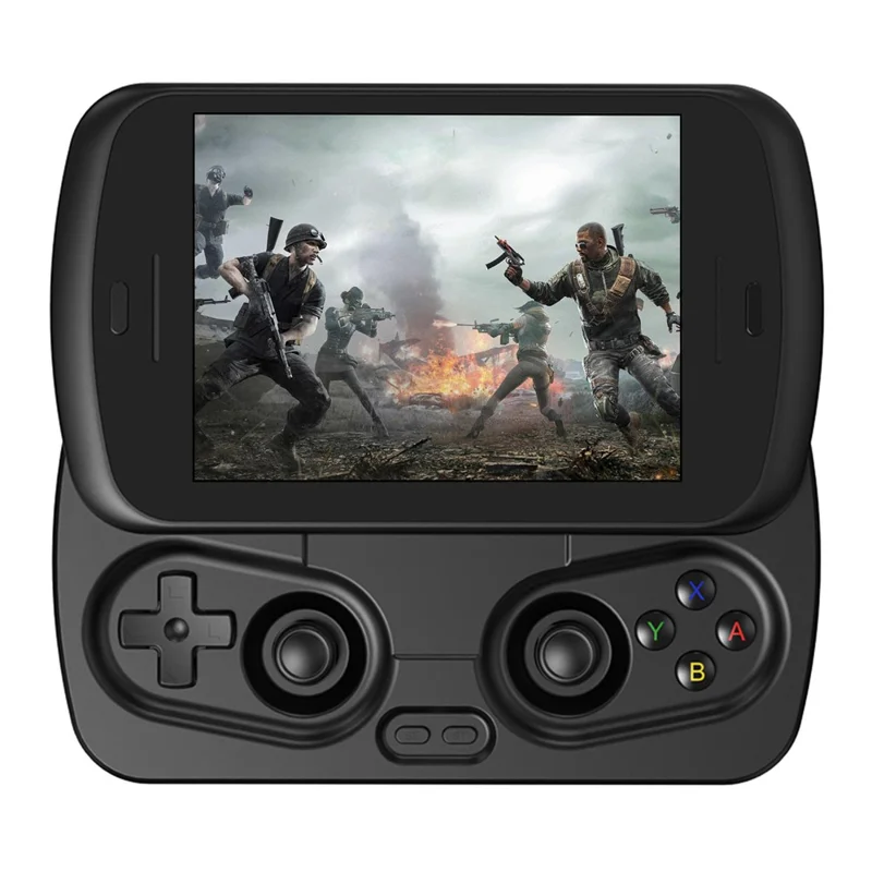 ANBERNIC RG Slide 4.7 Inch Touch Screen Handheld Gaming Console Android 13 AI Powered Retro Gamepad, with 256GB TF Card - Black