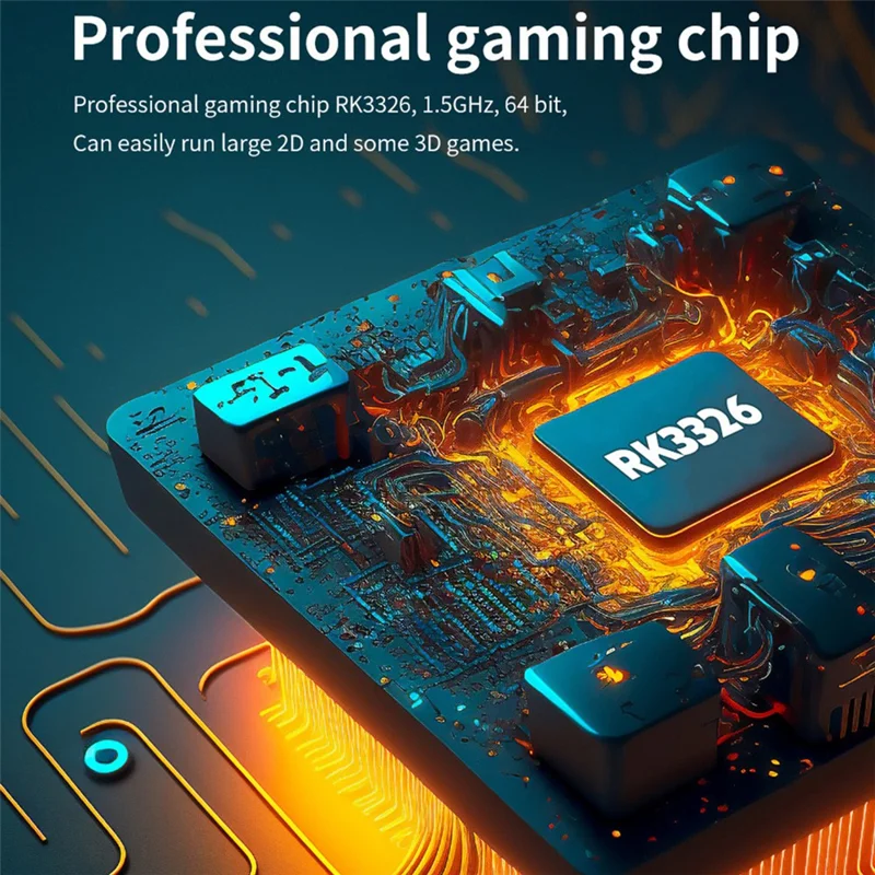 Console de Jogos Portátil R36s de Código Aberto, Tela HD de 3,5 Polegadas, Dispositivo Retrô de Jogos com Cartão de Memória de 128GB - Roxo