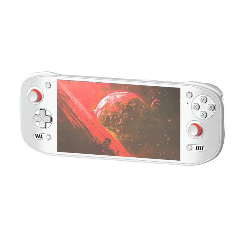 AMPOWN OIND 2 Portal Android 13 Open Source Handheld Game Console Retro Joystick Gaming Device, 16GB+1TB - White