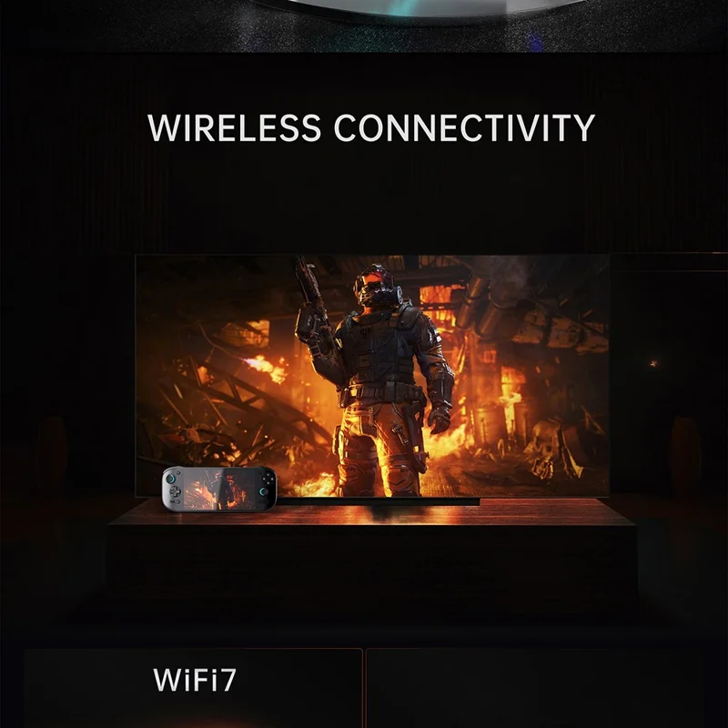 AMPOWN OIND 2 Portal Android 13 Open Source Handheld Game Console Retro Joystick Gaming Device, 16GB+1TB - White