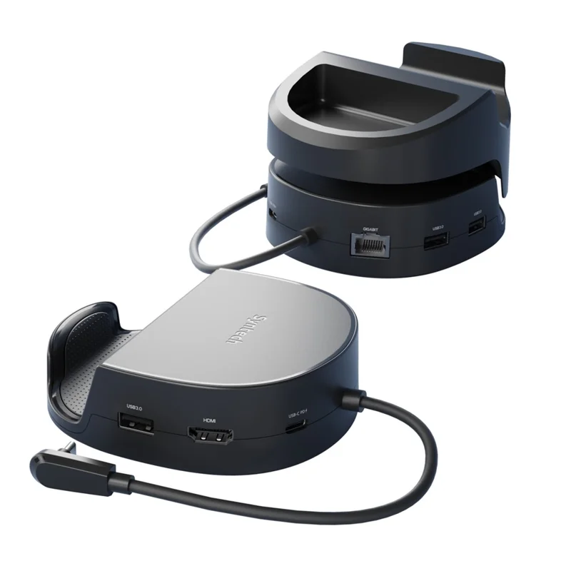 SYNTECH SYNM050 6 in 1 Expansion Docking Station 4K HD /  Gigabit Ethernet  /  USB 3.0 Multi-Port Hub for Game Consoles