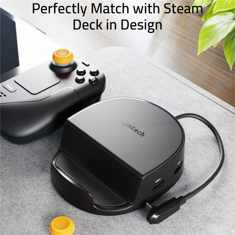 SYNTECH SYNM050 6 in 1 Expansion Docking Station 4K HD /  Gigabit Ethernet  /  USB 3.0 Multi-Port Hub for Game Consoles