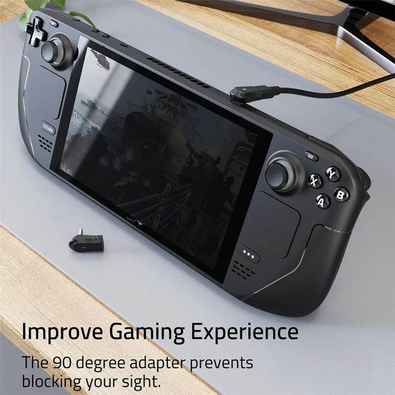 SYNTECH SYNM051 90-Degree USB-C Adapter High Speed Data Transfer  /  Fast Charging