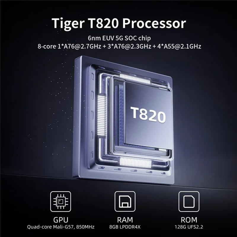 ANBERNIC RG 476H 8GB+128GB Android 13 جهاز ألعاب محمول بشاشة تعمل باللمس مقاس 4.7 بوصة - أرجواني