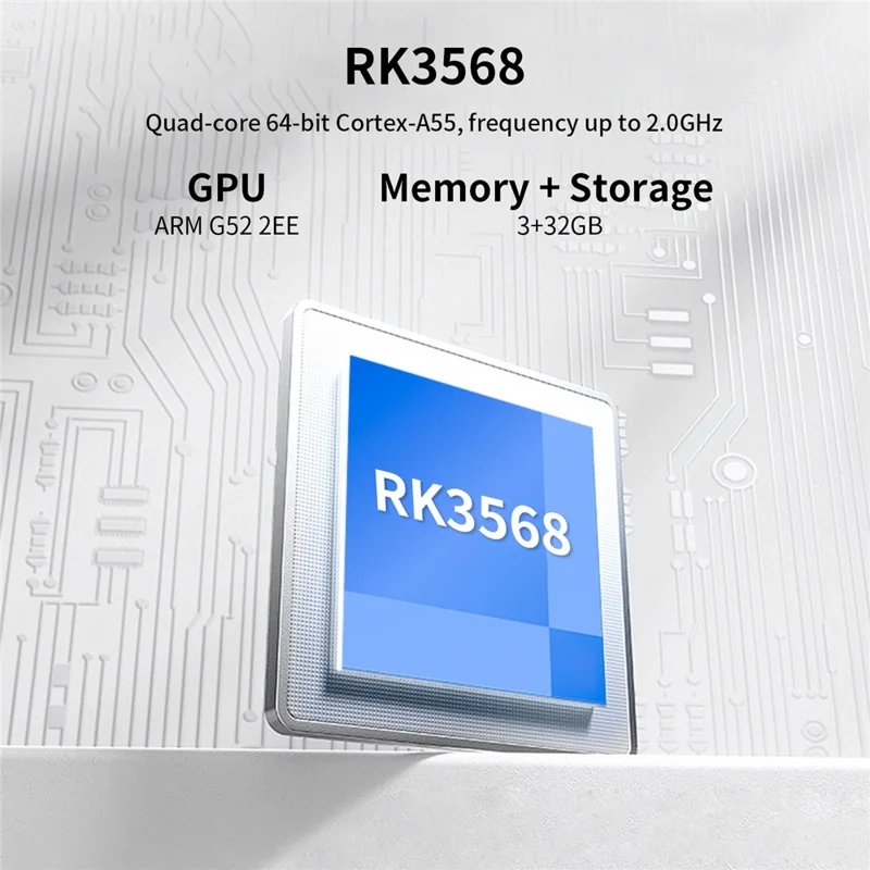 ANBERNIC RG DS Handheld Game Console Retro Arcade Android Open Source Console with Dual IPS Screens (3+32G) without Games - White