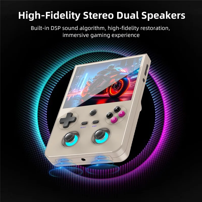 ANBERNIC RG 477V 12GB+256GB 4.7 Inch Handheld Game Console 120Hz High Refresh Rate Gaming Device - Grey