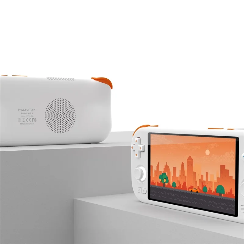 Consola de Juegos Portátil Retro MANGMI AIR X 4 GB + 64 GB Pantalla IPS de 5,5 Pulgadas Dispositivo de Juego Android 14, sin tarjeta TF - Blanco