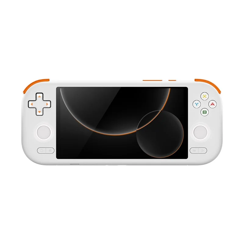 MANGMI AIR X Retro Handheld Game Console with 256G TF Card, 4GB+64GB 5.5 Inch IPS Display Android 14 Gaming Device - White
