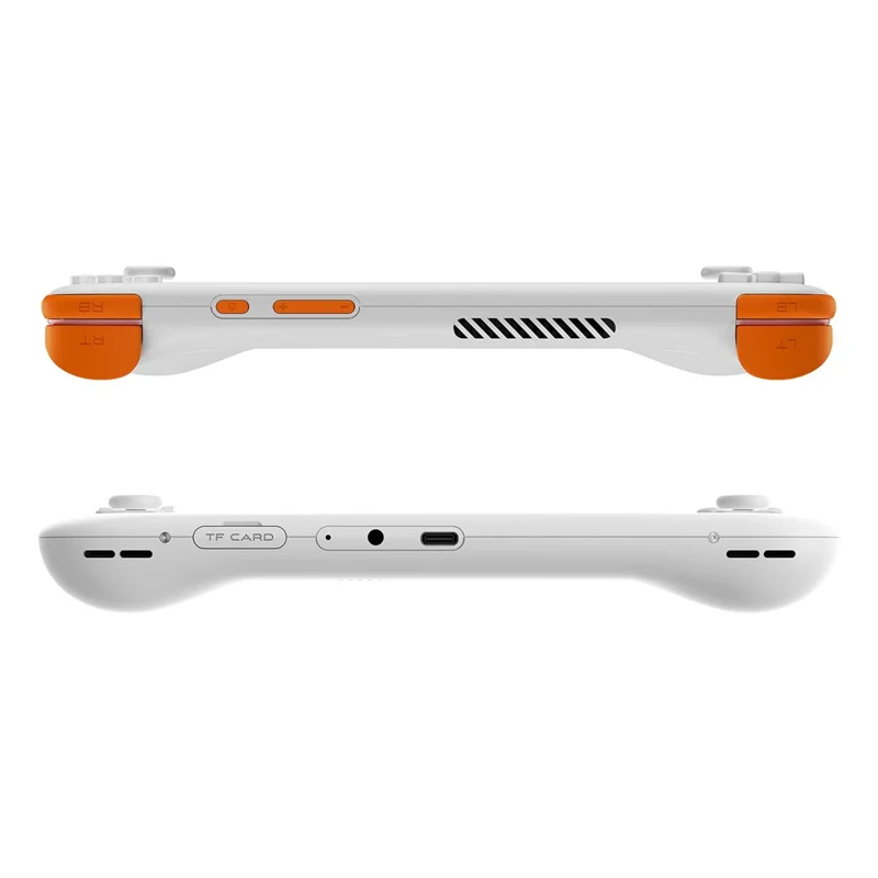 MANGMI AIR X Retro Handheld Game Console with 256G TF Card, 4GB+64GB 5.5 Inch IPS Display Android 14 Gaming Device - White