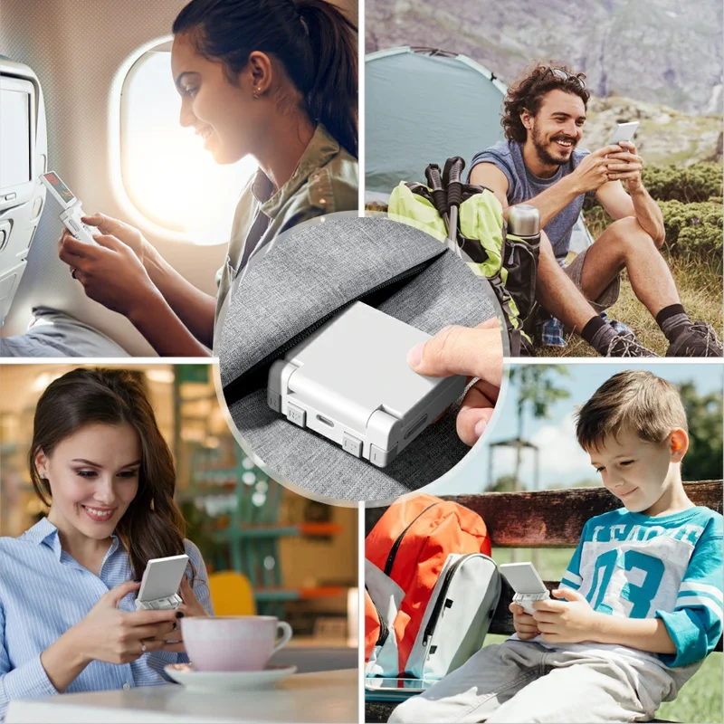 MIYOO Mini Flip Retro Handheld Game Console Flip Design Open Source Portable Gamepad with 64GB TF Card - Pink