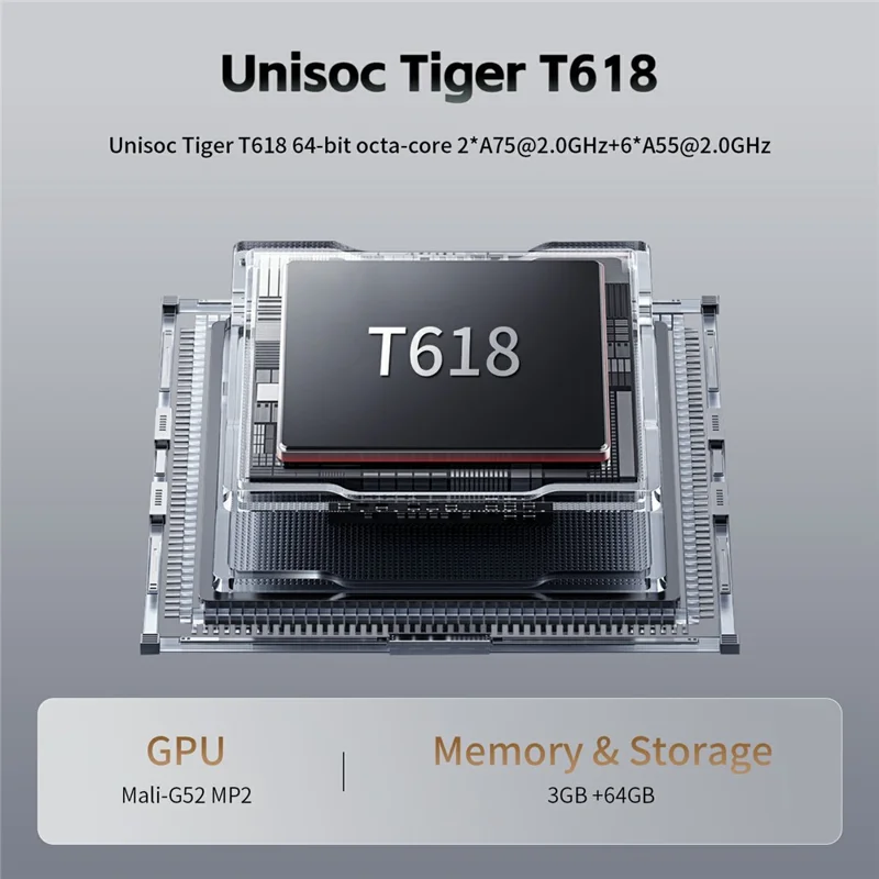 ANBERNIC RG VITA 5.46 Inch IPS Gaming Handheld Game Console Built in 3GB+64GB Streaming Android 12 T618 Octa-Core Competitive Gaming Machine - White