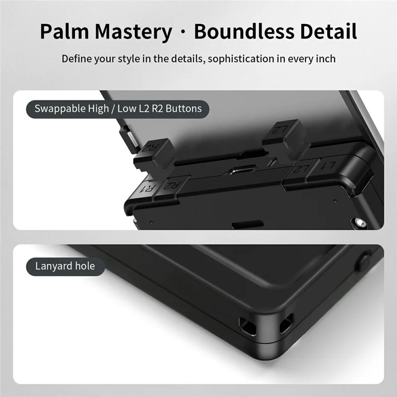ANBERNIC RG Rotate Handheld Game Console 3.5 Inch Touchscreen Android 12 Portable Retro Gaming Device with Rotating Screen - Black