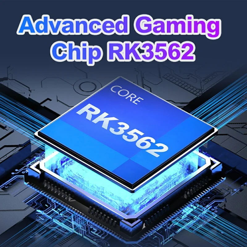 AISLPC RG43H Pro Handheld Game Console without TF Card 4.3 Inch IPS Screen Dual System RK3562 Quad Core WiFi RGB Joystick - Black