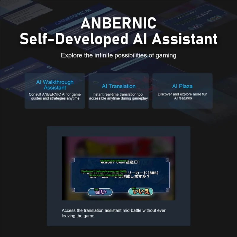 ANBERNIC RG 55G1 4+64GB 5.5-дюймовый IPS-дисплей, портативная игровая консоль на Android 14 - Синий