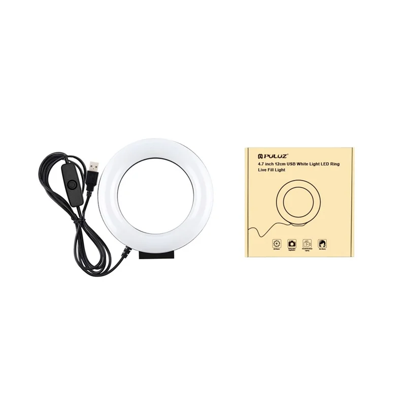 PULUZ 4.7-inch Ring Light LED Camera Ring Light
