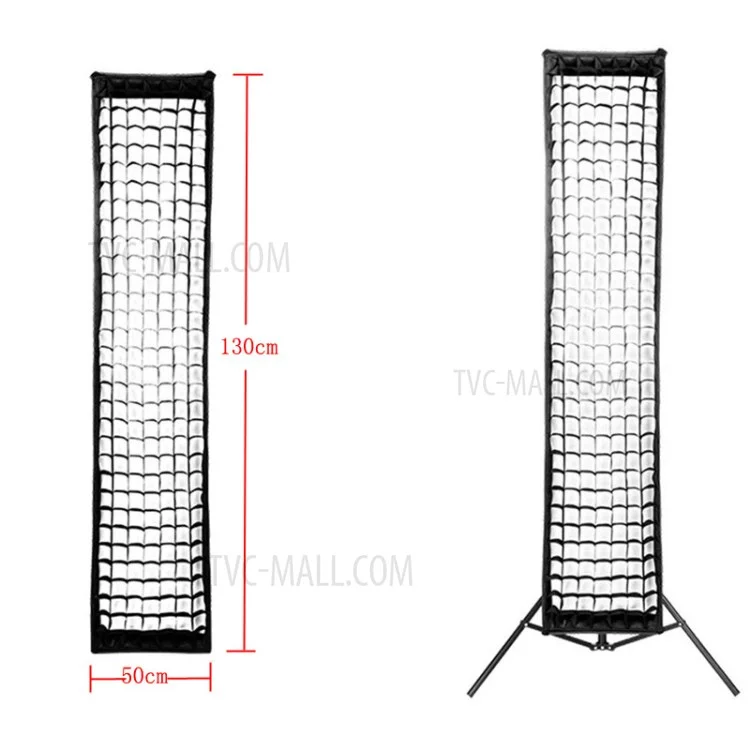 PSCS3A Griglia a nido d'ape rettangolare per softbox da studio per strobe da studio 35x160cm