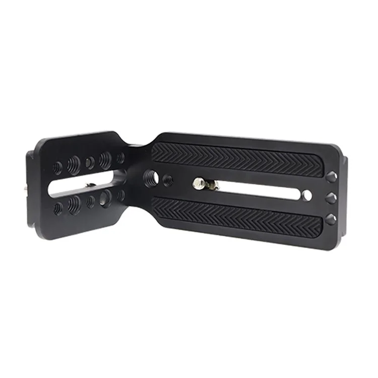 Adaptador de Montagem em Tripé Placa de Liberação Rápida Suporte em Formato de L com Orifício de Parafuso de 1/4 para Câmeras DSLR e Mirrorless