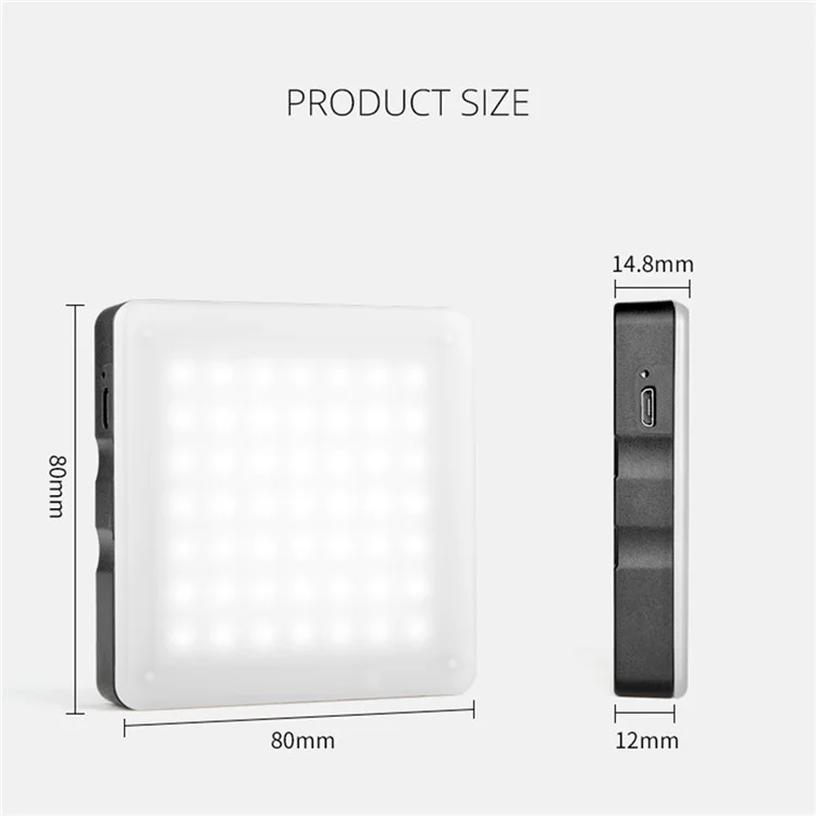 Yelangu LED49 Tragbares Fotografie Video Licht Live Broadcast Touch Control Light Mit 4 Farbplattform