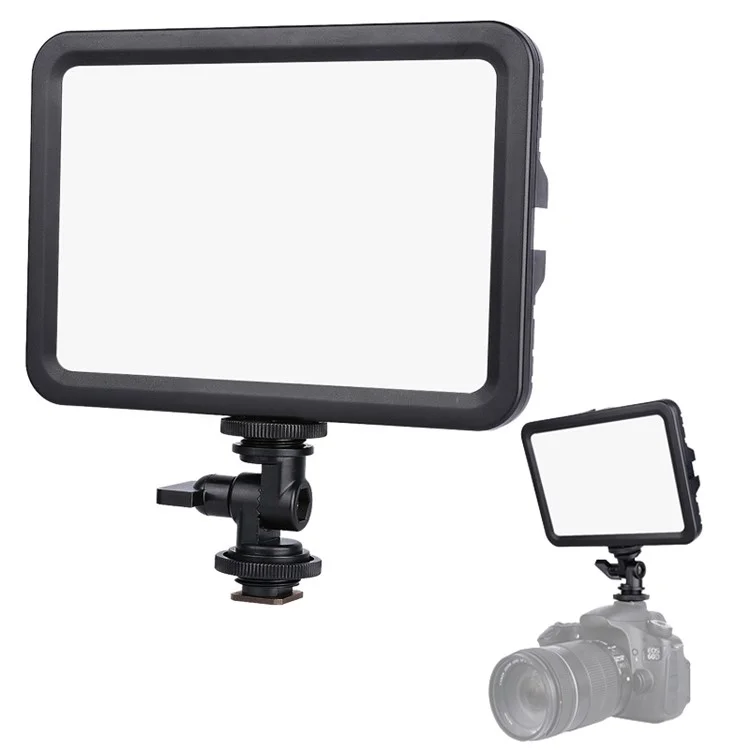 Yelang LED204 LED Vidéo Lighte Smelux Éclairage de Photographie Portable Avec Chaussure Chaude 1/4 Trou à Vis Pour Caméra SLR / Caméra Vidéo / Trépied /