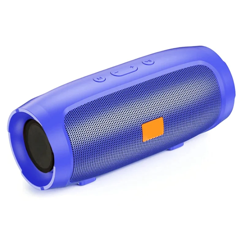MINI2+ Portable Rechargeable Bluetooth-compatible Speaker Heavy Bass Wireless Music Subwoofer Support TF Card / U-Disk - Blue