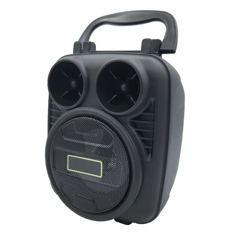 BK-2620 Bluetooth-compatible Speaker Outdoor Portable Wireless Speaker with Cell Phone Stand / RGB Lights Support TF Card, U Disk - Red