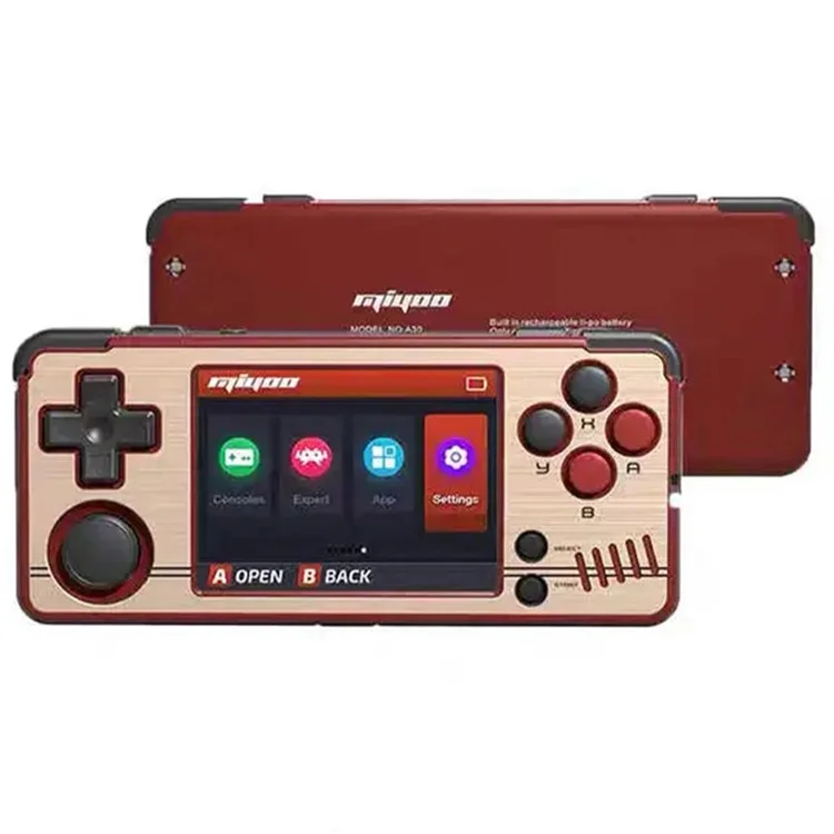 MIYOO A30 2.8-inch IPS Screen Linux System Portable Retro Handheld Game Console - Red