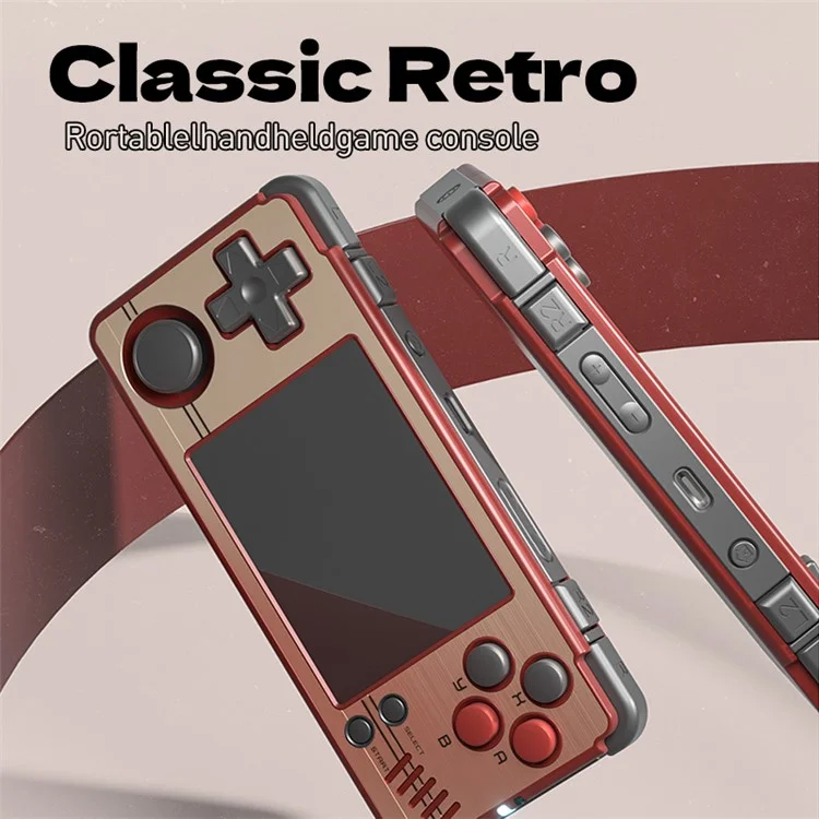 MIYOO A30 2.8-inch IPS Screen Linux System Portable Retro Handheld Game Console - Red
