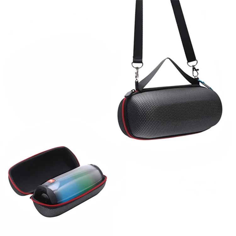Portable Carrying Case Storage Bag for JBL pulse4/JBL charge3/JBL charge4/JBL charge5 Bluetooth-compatible Speaker - Grid Texture