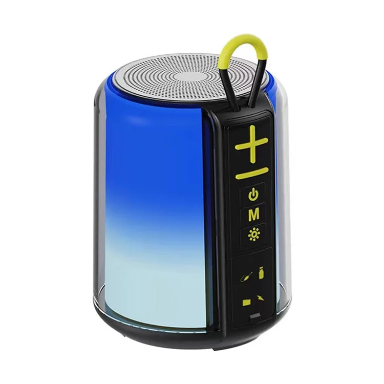S16 Outdoor Mini TWS Bluetooth-compatible Speaker FM Radio Colorful Light Portable Subwoofer