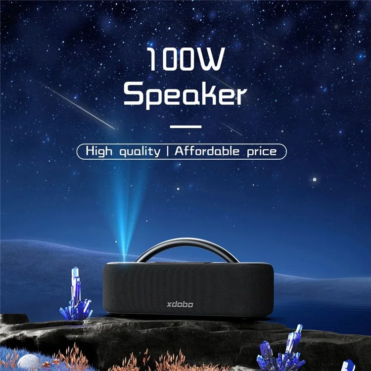 XDOBO Star 100W Soundbar 3D Surround Stereo Sound TWS Bluetooth-compatible Speaker with Projector Light
