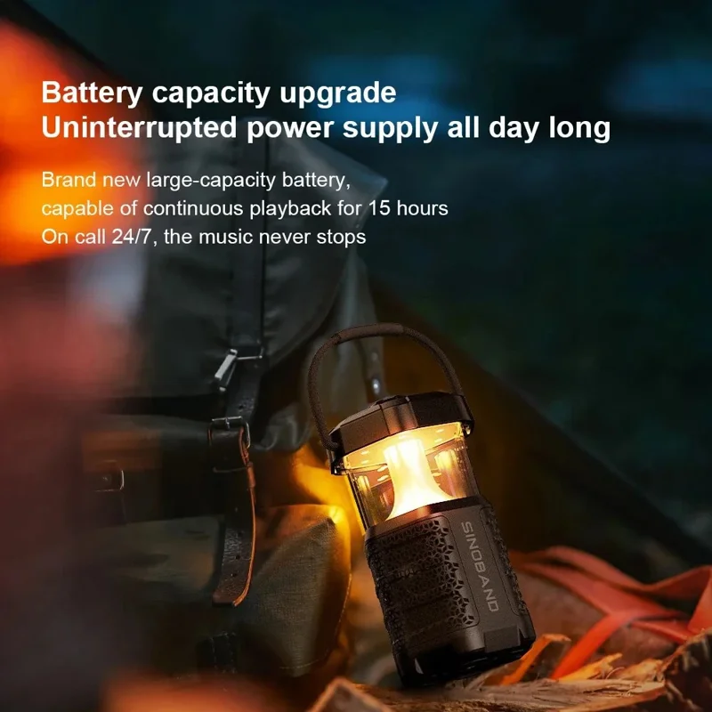 SINOBAND (XDOBO) Hope 40W Portable Bluetooth-compatible Speaker Candlelight Design Wireless Music Subwoofer