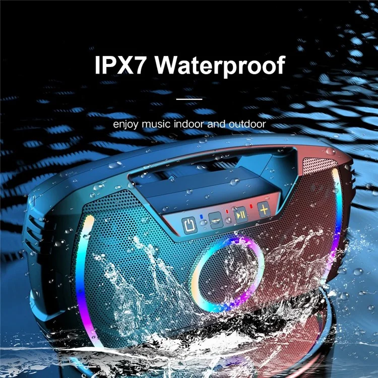 SINOBAND (XDOBO) Blade 1974 80W Portable RGB Light Bluetooth-compatible Speaker Waterproof Outdoor Music Subwoofer