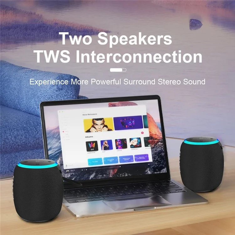 BMTL (XDOBO) Bucket Portable 15W Outdoor TWS Bluetooth-compatible Speaker with Atmosphere Light